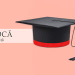 Pachet tocă simplă și eșarfă absolvire personalizată